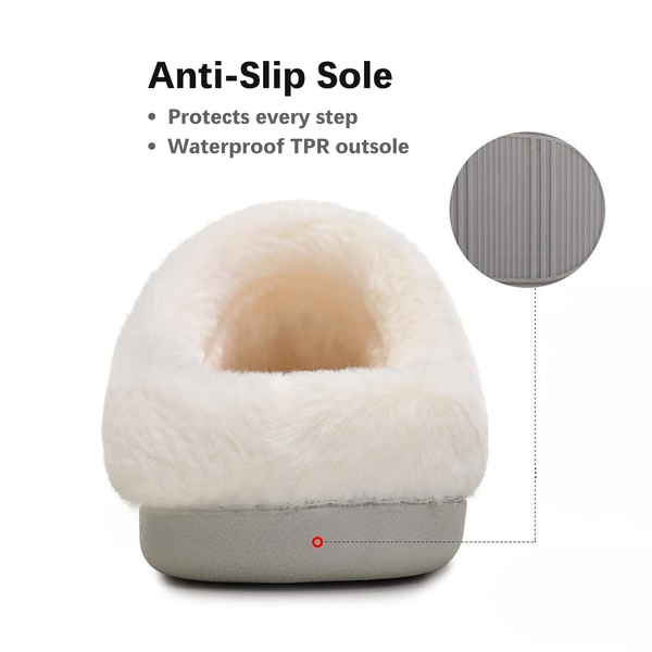 Cozy Fleece-Lined Non-Slip Slippers