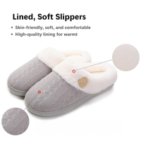 Cozy Fleece-Lined Non-Slip Slippers
