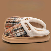 Cozy Retro Fur Slippers
