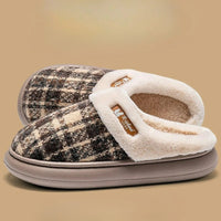 Cozy Retro Fur Slippers